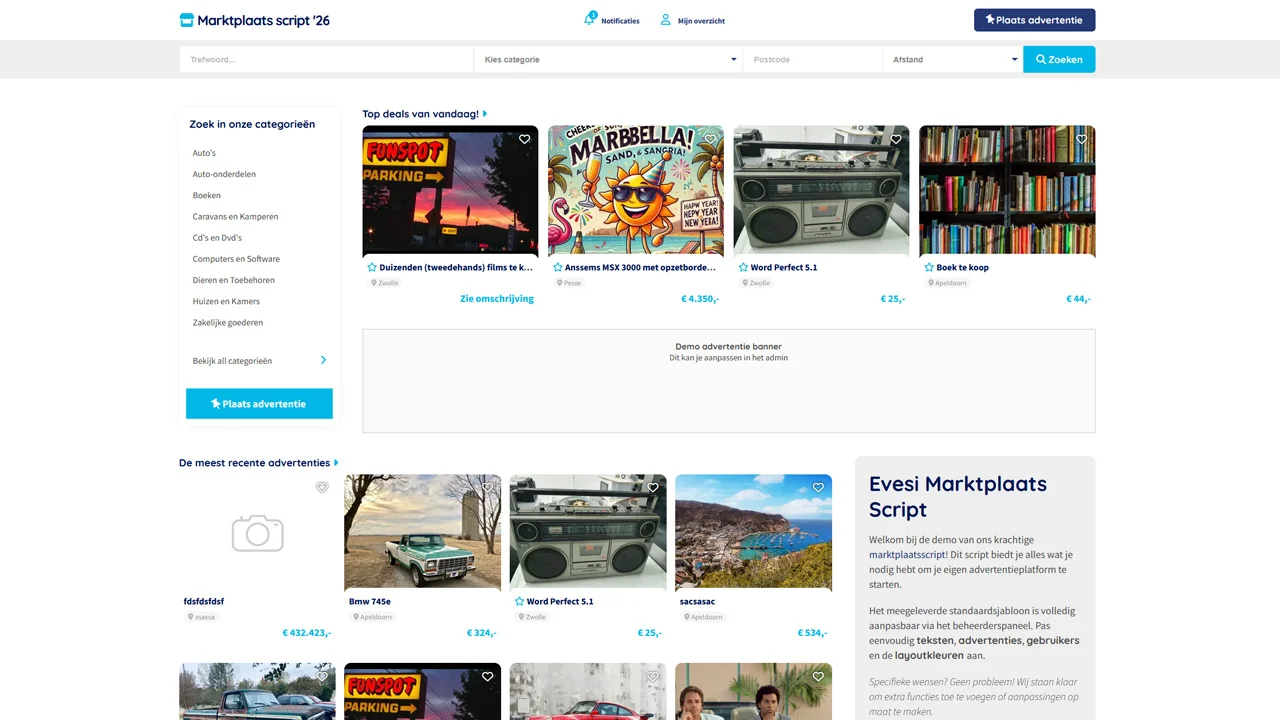 Marktplaats script