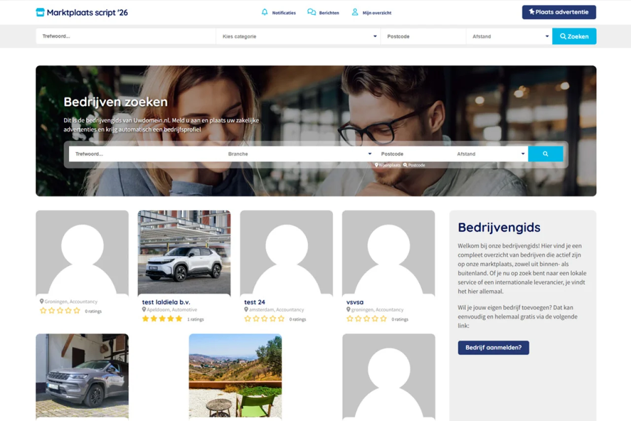 Start uw eigen marktplaats